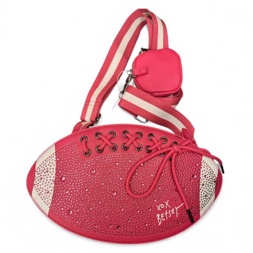 Betsey Johnson - XOFumble ~ rhinestone football crossbody